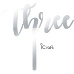 Cake Topper Three - 9