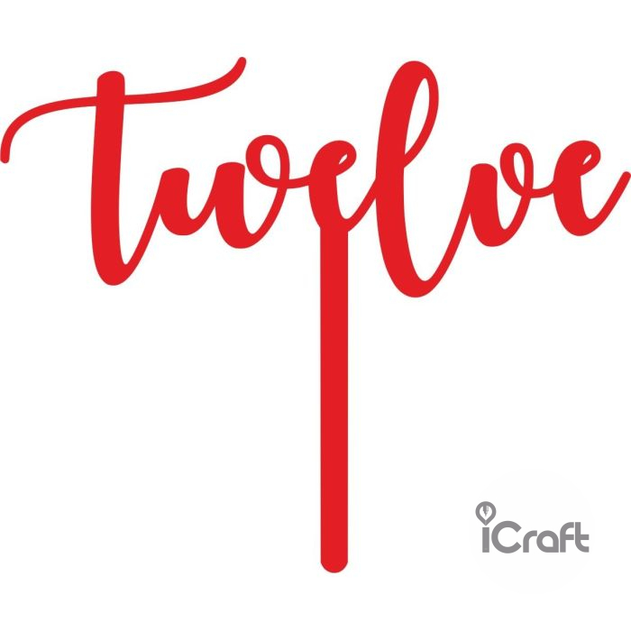 Cake Topper Twelve - 2