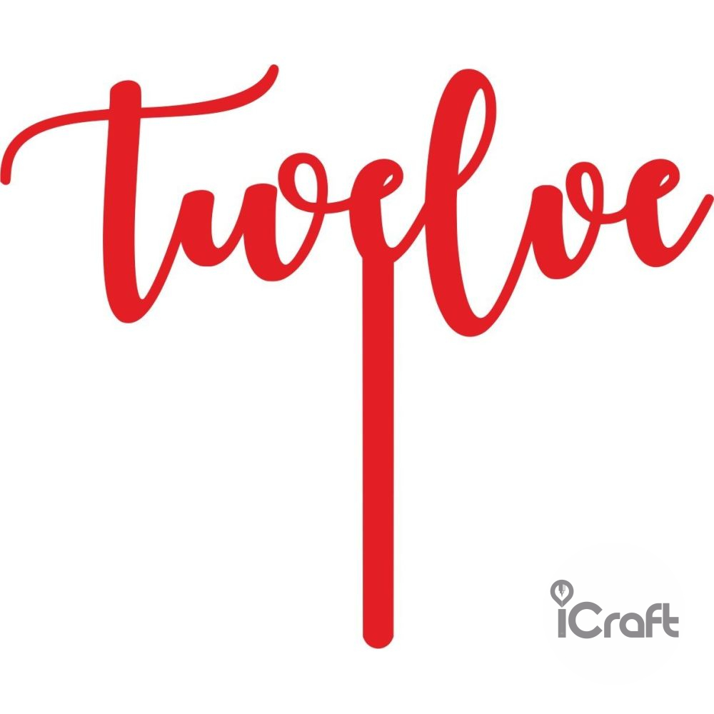 Cake Topper Twelve - 2