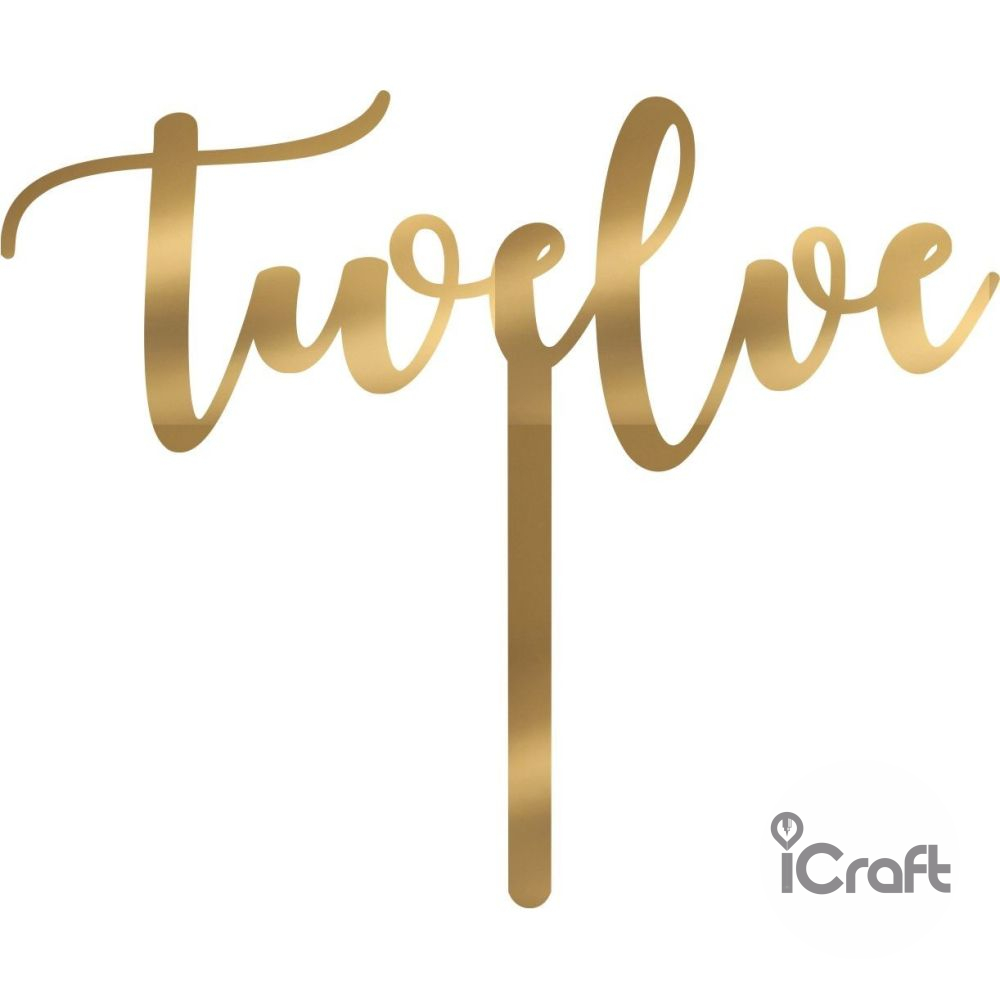 Cake Topper Twelve - 6
