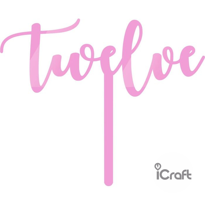 Cake Topper Twelve - 7