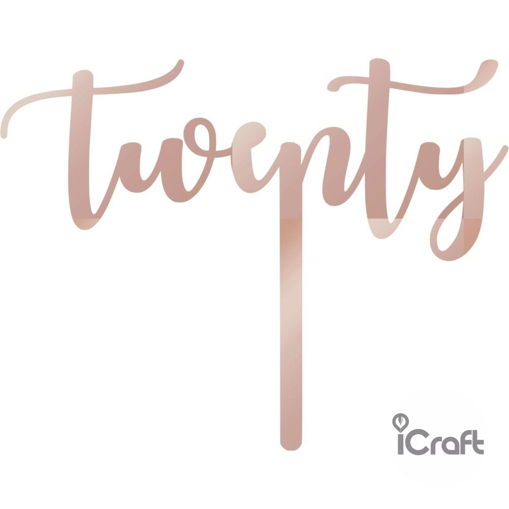 Cake Topper Twenty - 8