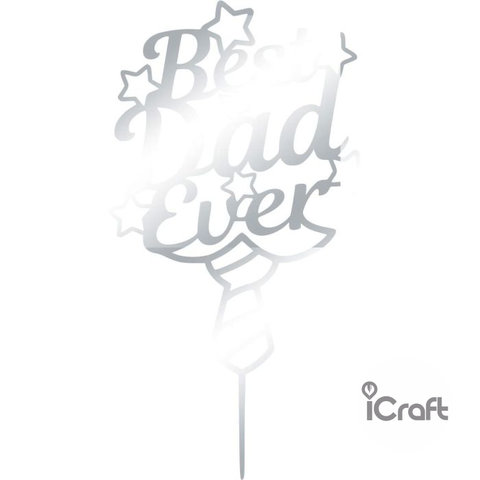 Cake Topper Best Dad ever 2 - 8