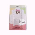 Σπάτουλα / Ξύστρα Διπλή με Σχέδιο Κυρτές SugarCraft 1τμχ - 2