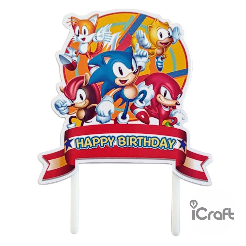 Cake Topper Sonic - 1
