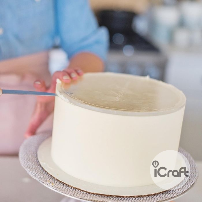 Στρογγυλές Βάσεις για Επικάλυψη Τούρτας με Γκανάς 2τμχ - 2