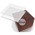 Τετράγωνες Βάσεις για Επικάλυψη Τούρτας με Γκανάς 2τμχ - 1