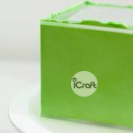 Τετράγωνες Βάσεις για Επικάλυψη Τούρτας με Γκανάς 2τμχ - 3