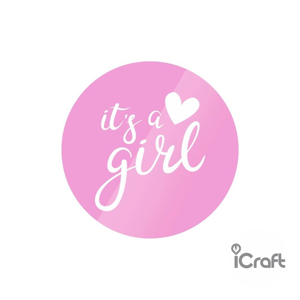 Disc Topper It's a Girl12 τμχ - 1