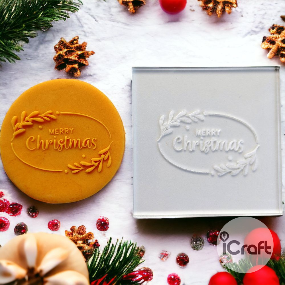 Σφραγίδα Ζαχαρόπαστας Merry Christmas - 1