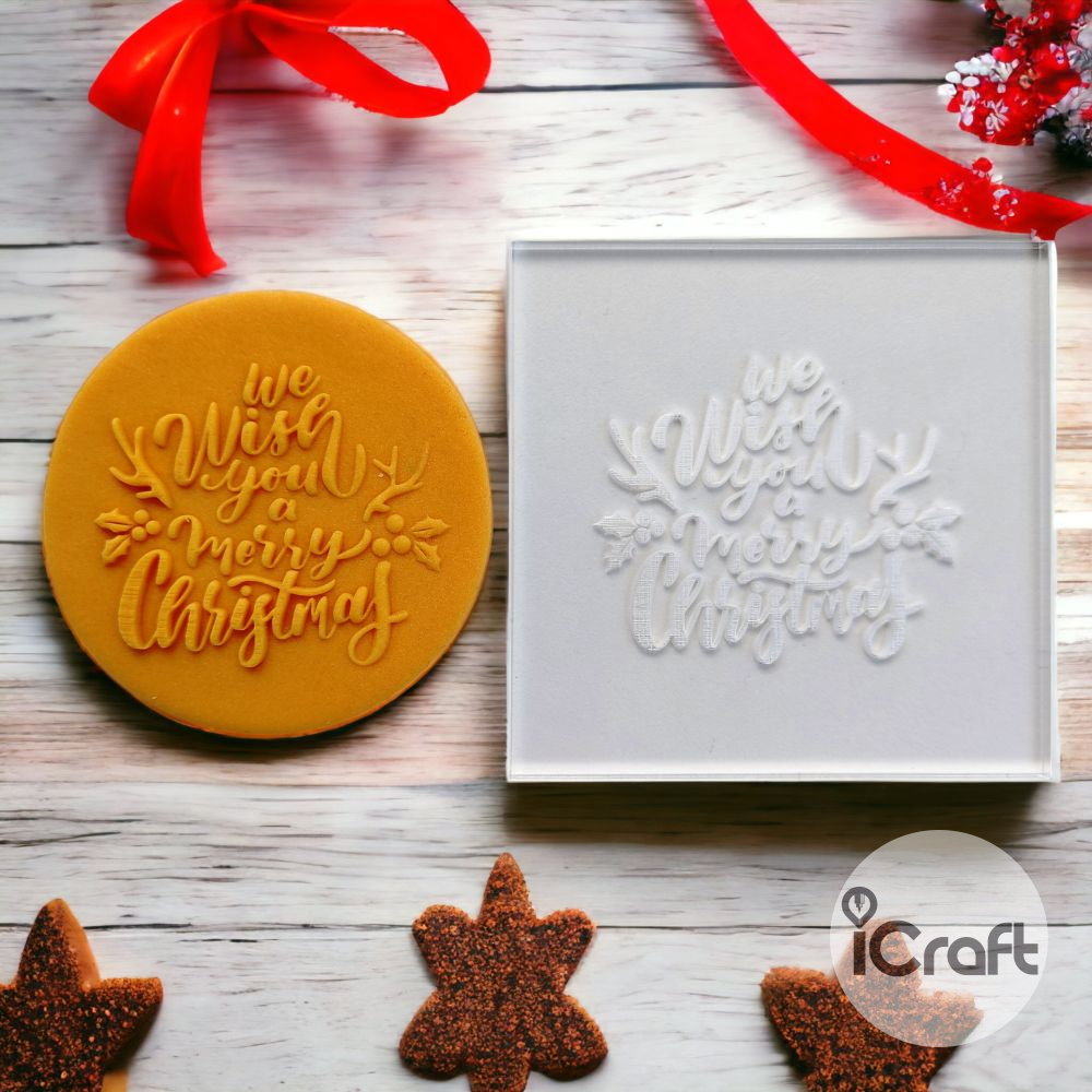 Σφραγίδα Ζαχαρόπαστας We Wish you a merry Christmas - 1