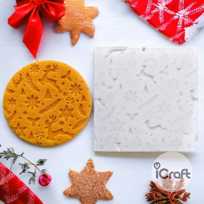 Σφραγίδα Ζαχαρόπαστας Μοτίβο Χριστουγεννιάτικο - 1