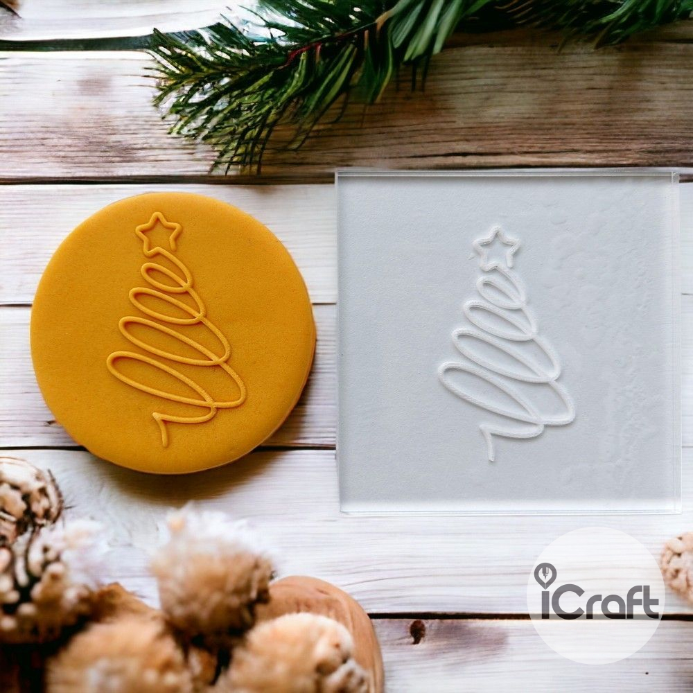 Σφραγίδα Ζαχαρόπαστας Χριστουγεννιάτικο Δεντράκι 2 - 1