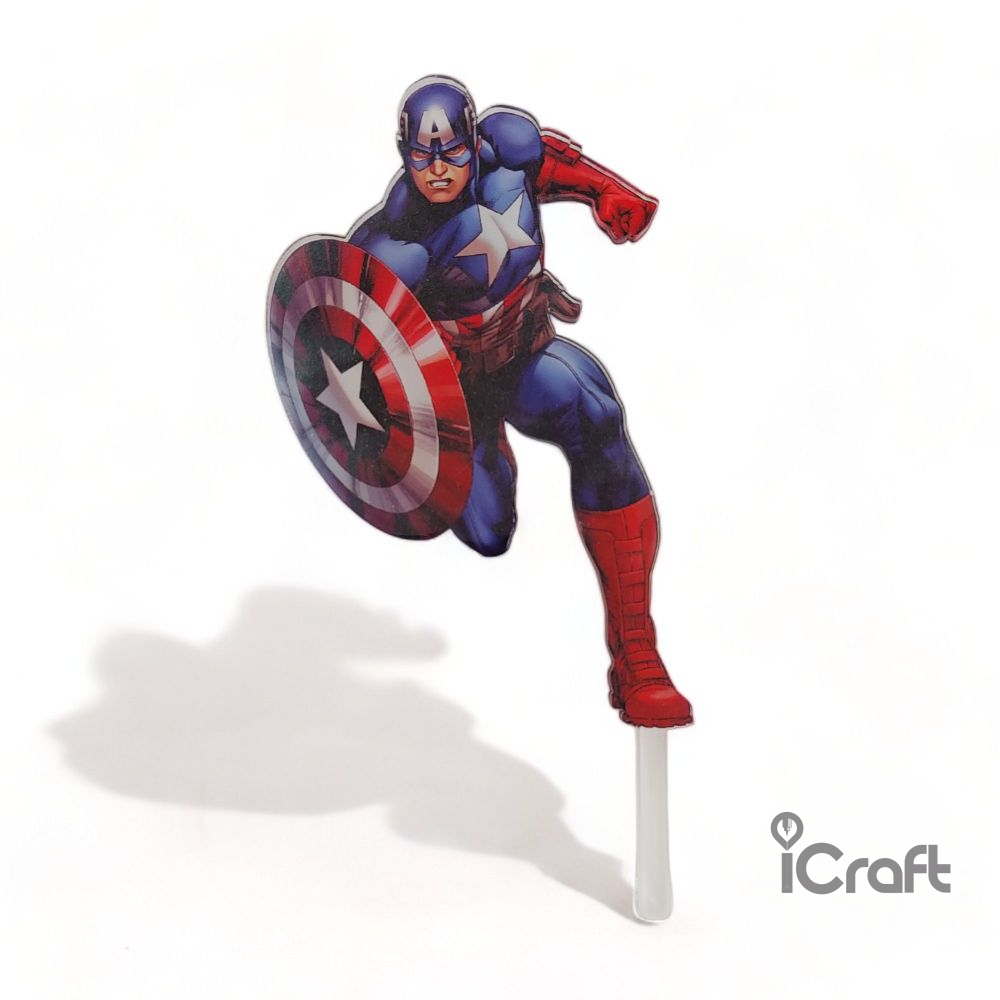 Cake Topper Captain America - 1