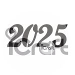 Στένσιλ 2025 v2 14cm - 1